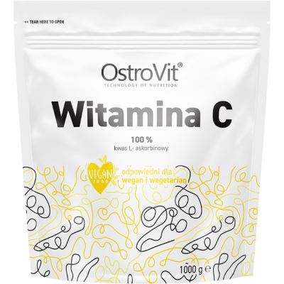 100% Vitamin C Powder 1000 гр | OstroVit