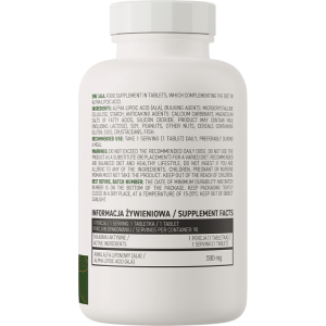 ALA (Alpha Lipoic Acid) 590 мг 90 таблетки | OstroVit ALA (Alpha Lipoic Acid) 590 мг 90 таблетки | OstroVit