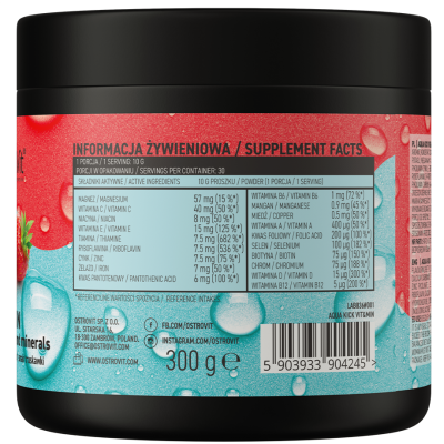 Aqua Kick Vit&Min 300 гр | OstroVit Aqua Kick Vit&Min 300 гр | OstroVit