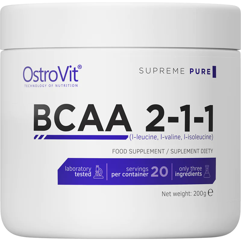BCAA 2:1:1 Powder 200 гр | OstroVit BCAA 2:1:1 Powder 200 гр | OstroVit
