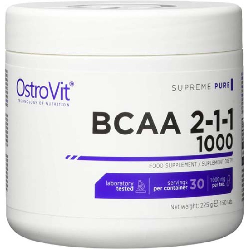 BCAA 2:1:1 1000 мг 150 таблетки | OstroVit