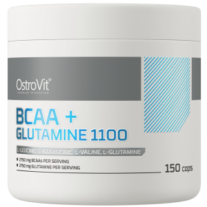 BCAA + Glutamine 1100 мг 150 капсули | OstroVit