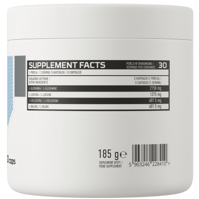 BCAA + Glutamine 1100 мг 150 капсули | OstroVit
