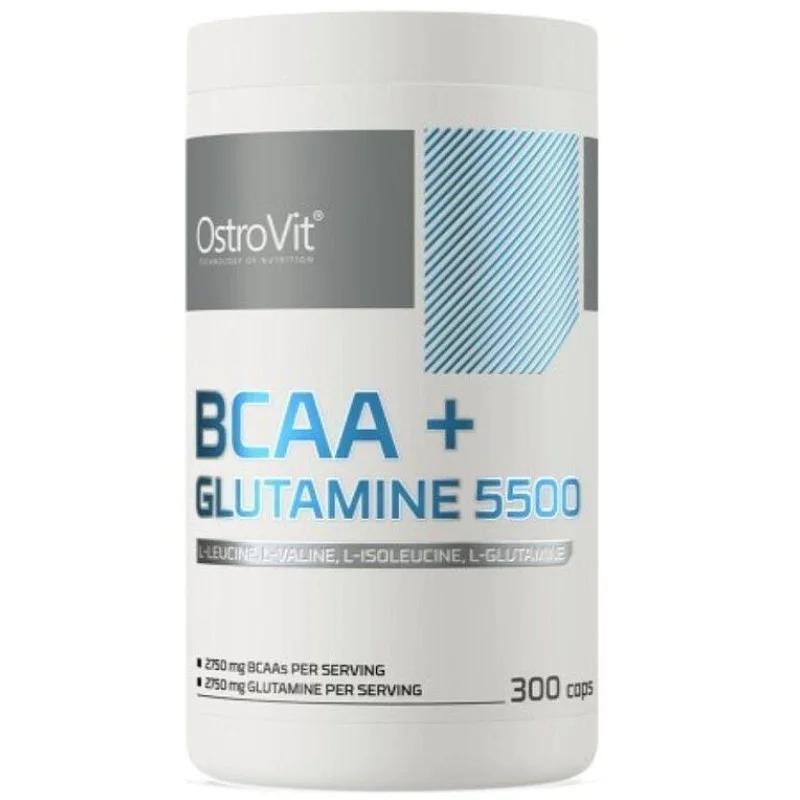 BCAA + Glutamine 1100 мг 300 капсули | OstroVit