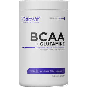 BCAA + Glutamine Powder - Портокал 500 гр | OstroVit