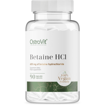 Betaine HCl 650 мг 90 капсули | OstroVit