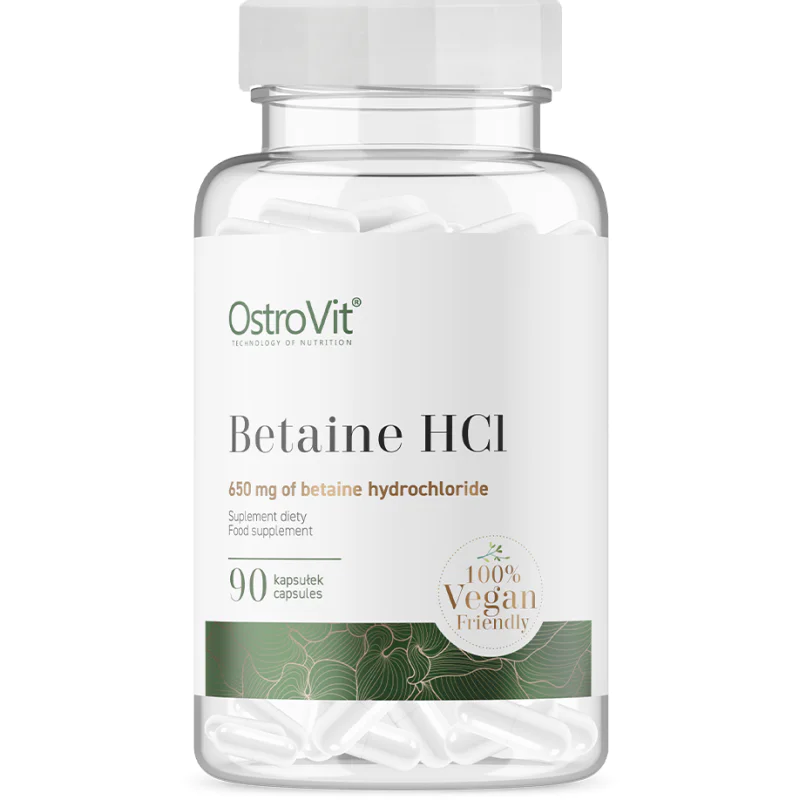 Betaine HCl 650 мг 90 капсули | OstroVit Betaine HCl 650 мг 90 капсули | OstroVit