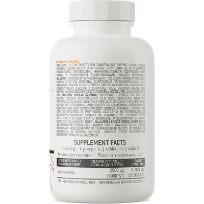 Biotin 10.000 MAX 60 таблетки | OstroVit