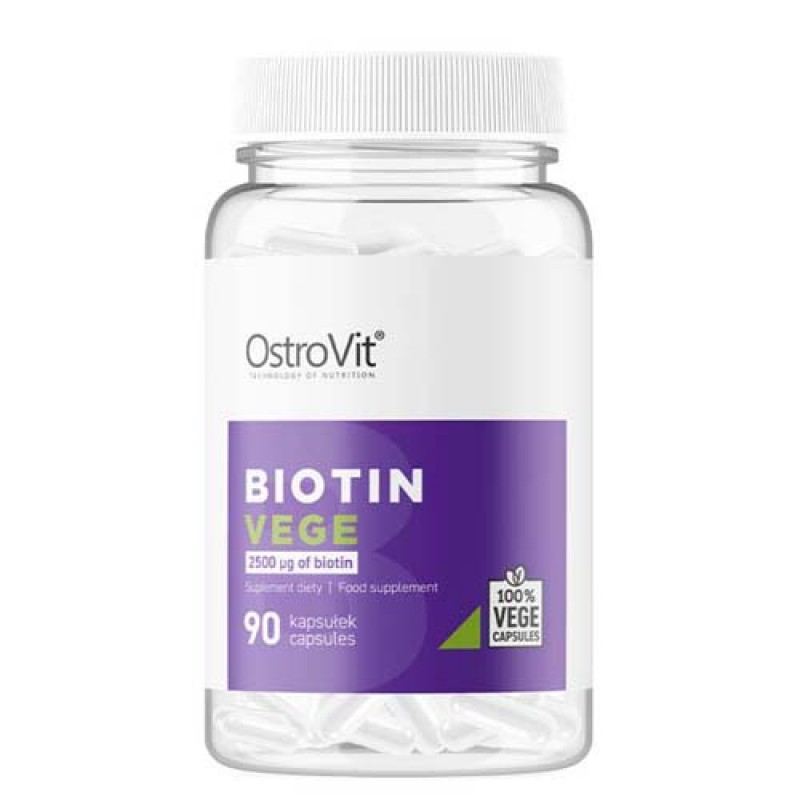 Biotin 2500 мкг 90 веге капсули | OstroVit