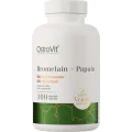 Bromelain + Papain 100 капсули | OstroVit Bromelain + Papain 100 капсули | OstroVit
