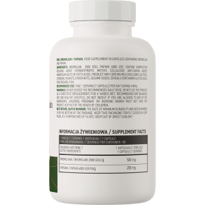 Bromelain + Papain 100 капсули | OstroVit