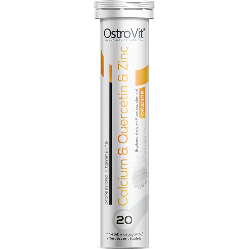 Calcium & Quercetin & Zinc 20 разтворими таблетки | OstroVit Calcium & Quercetin & Zinc 20 разтворими таблетки | OstroVit