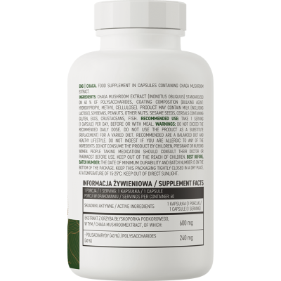 Chaga 60 капсули | OstroVit Chaga 60 капсули | OstroVit