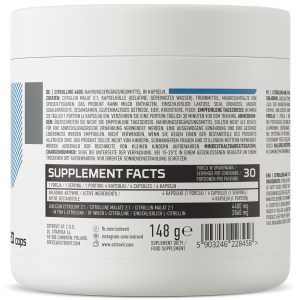 Citrulline 4400 120 капсули | OstroVit