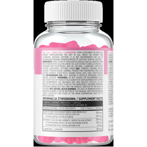 CLA + Green Tea + L-Carnitine 90 капсули | OstroVit Подкрепя физическите и умствените способности Помага да се съкрати времето за регенерация след тренировка Участва в поддържането на здравословно телесно тег CLA + Green Tea + L-Carnitine 90 капсули | Ost