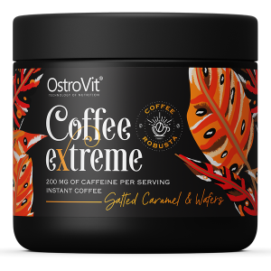 Coffee Extreme Flavored Instant Coffee - Солен карамел и вафли 150 гр | OstroVit