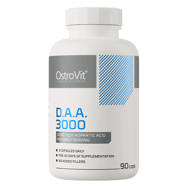 D.A.A. 3000 D-Aspartic Acid 90 капсули | OstroVit