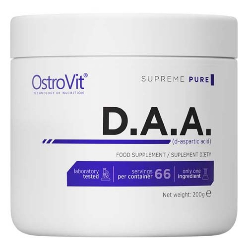 D.A.A (D-Aspartic Acid) Powder 200 гр | OstroVit