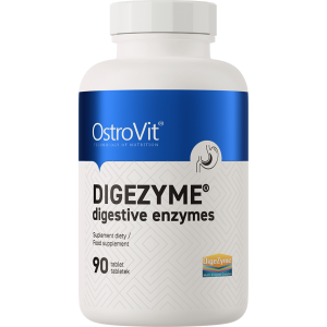 DigeZyme Digestive Enzymes 90 таблетки | OstroVit DigeZyme Digestive Enzymes 90 таблетки | OstroVit