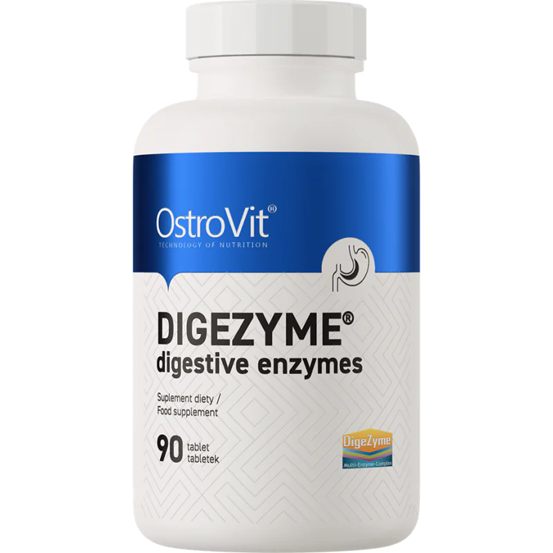 DigeZyme Digestive Enzymes 90 таблетки | OstroVit DigeZyme Digestive Enzymes 90 таблетки | OstroVit