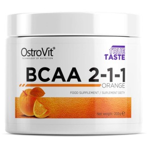BCAA 2:1:1 Powder - Портокал 200 гр | OstroVit