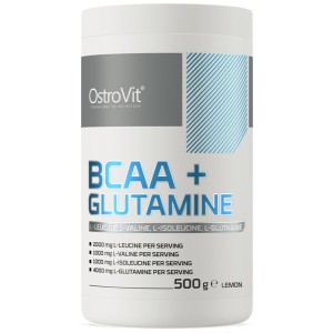 BCAA + Glutamine Powder - Лимон 500 гр | OstroVit