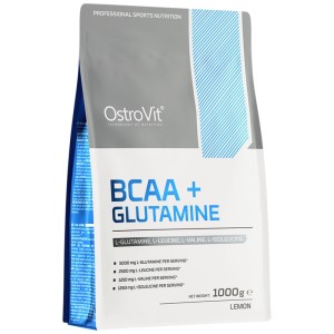 BCAA + Glutamine Powder - Лимон 1000 гр | OstroVit