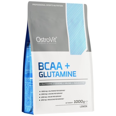 BCAA + Glutamine Powder - Лимон 1000 гр | OstroVit