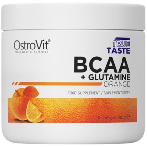 BCAA + Glutamine Powder - Портокал 200 гр | OstroVit