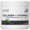 Collagen + Vitamin C Powder - Касис 200 гр | OstroVit