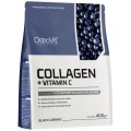 Collagen + Vitamin C Powder - Касис 400 гр | OstroVit