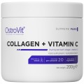 Collagen + Vitamin C Powder - Неовкусен 200 гр | OstroVit Collagen + Vitamin C Powder - Неовкусен 200 гр | OstroVit