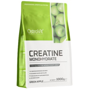 Creatine Monohydrate Powder - Зелена ябълка 1000 гр | OstroVit