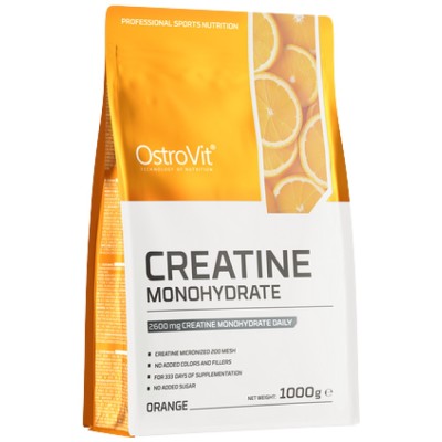 Creatine Monohydrate Powder - Портокал 1000 гр | OstroVit