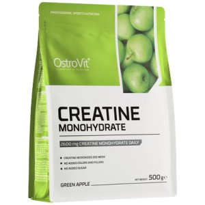 Creatine Monohydrate Powder - Зелена ябълка 500 гр | OstroVit