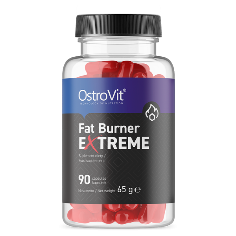Fat Burner Extreme 90 капсули | OstroVit  Изцяло натурален продукт Успешно стимулира метаболизма Пръв приятел в борбата с излишните килограми Намалява нивата на лошия холестерол Фет Бърнър Екстрийм Fat Burner Extreme 90 капсули | OstroVit  Изцяло натурале