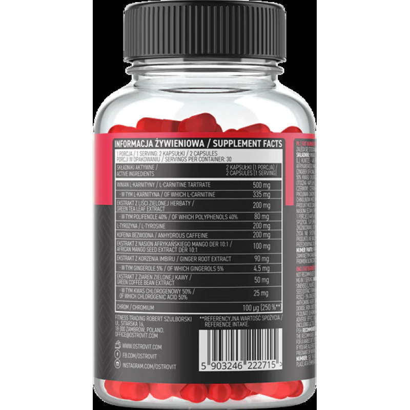 Fat Burner for Women 60 капсули | OstroVit Fat Burner for Women 60 капсули | OstroVitУспешно се бори с излишните килограми
Поддържа кръвната захар под контрол
Регулира нивата на лошия холестерол в организма
Фет Бърнър за Жени на капсули е на Fat Burner for Women 60 капсули | OstroVit Успешно се бори с излишните килограми Поддържа кръвната захар под контрол Регулира нивата на лошия холестерол в организма Фет Бърнър за Жени на капсули е на Fat Burner for Women 60 капсули | OstroVit Успешно се
