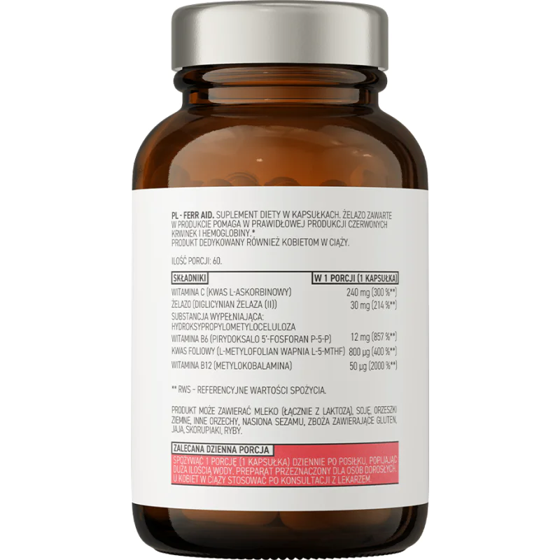 Ferr Aid 60 капсули | OstroVit Ferr Aid 60 капсули | OstroVit