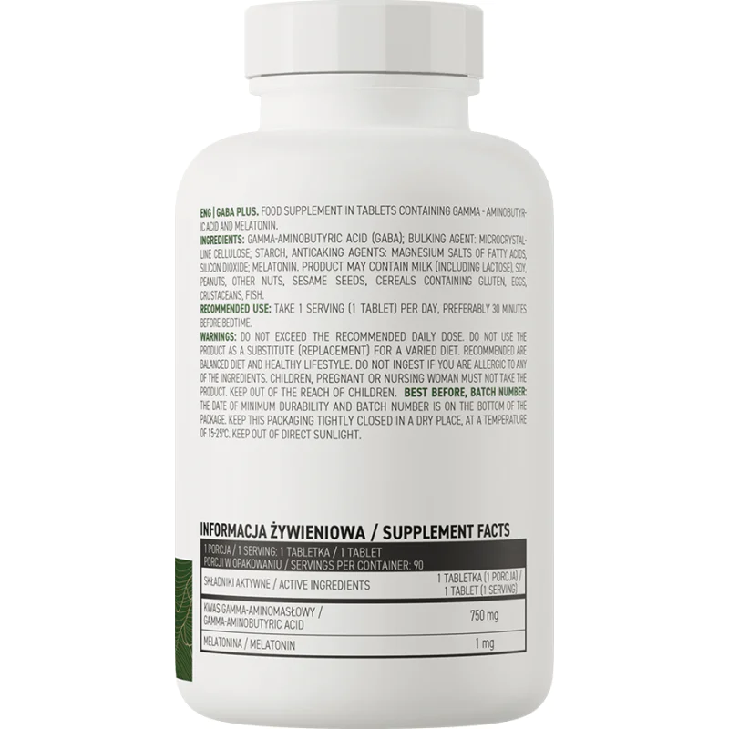 GABA Plus 90 таблетки | OstroVit GABA Plus 90 таблетки | OstroVit