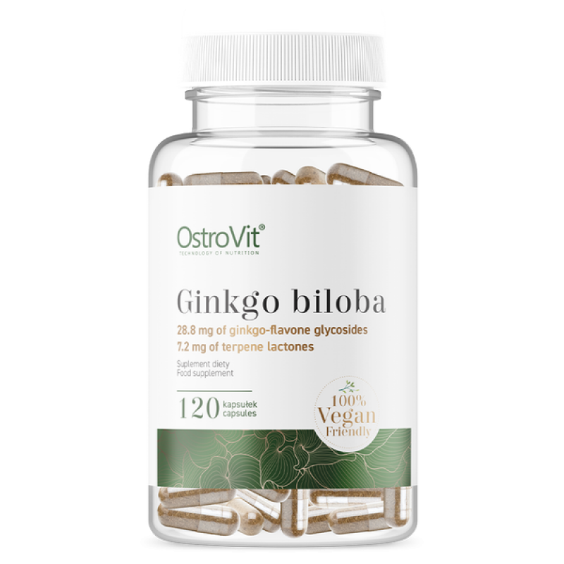 Ginkgo Biloba 120 мг 120 веге капсули | OstroVit