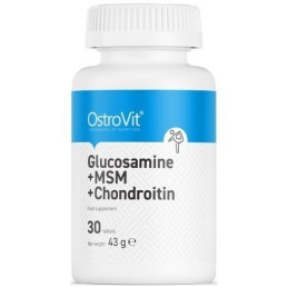 Glucosamine + MSM + Chondroitin 30 таблетки | OstroVit