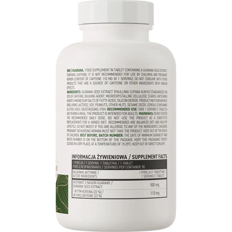 Guarana 90 таблетки | OstroVit Guarana 90 таблетки | OstroVit