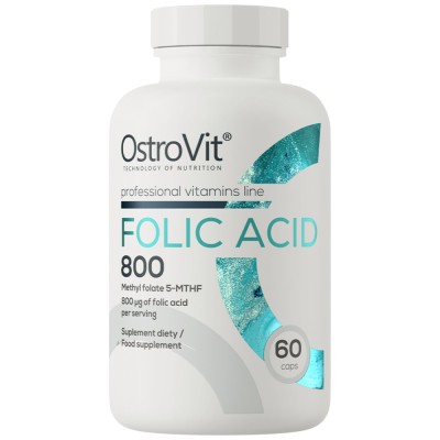 Methyl Folate 5-MTHF 800 мкг 60 капсули | OstroVit