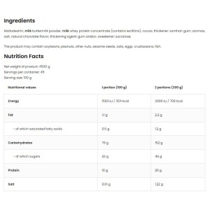 GainLicious Rapid Mass Gain - Ванилия 4500 гр | OstroVit