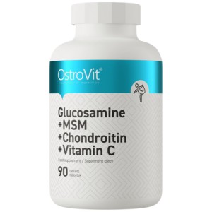 Glucosamine + MSM + Chondroitin + Vitamin C 90 таблетки | OstroVit