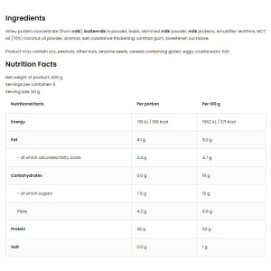 High Protein Ice Cream - Шоколад 400 гр | OstroVit