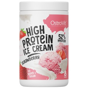 High Protein Ice Cream - Ягода 400 гр | OstroVit