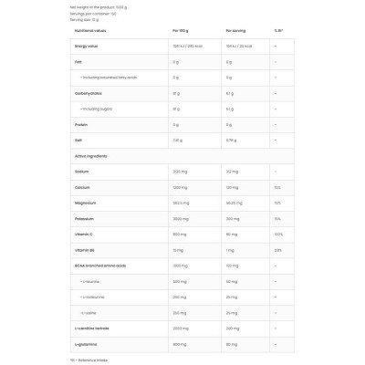 Isotonic Powder - Лимон и Мента 1500 гр | OstroVit Isotonic Powder - Лимон и Мента 1500 гр | OstroVit