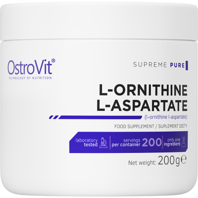 L-Ornithine L-Aspartate Powder 200 гр | OstroVit L-Ornithine L-Aspartate Powder 200 гр | OstroVit