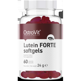 [Lutein Forte 60 гел-капсули | OstroVit Грижи се за здравето на очите Мощен антиоксидант, който предпазва от оксидативен стрес Перфектен продукт за хората, работещи на компютър Лутеин Форте 60 на дражета е